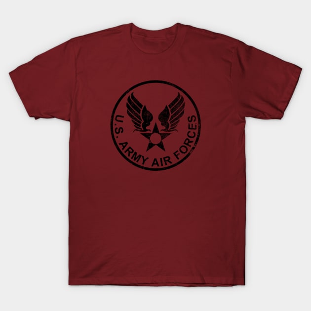 US Army Air Forces Patch (distressed) T-Shirt by Firemission45